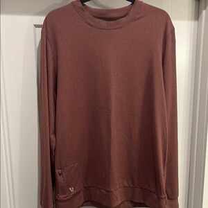 Vuori Ponto Performance Crew Terracotta Heather Men’s XL